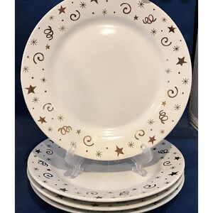 Pampered chef 8" plates set of 4